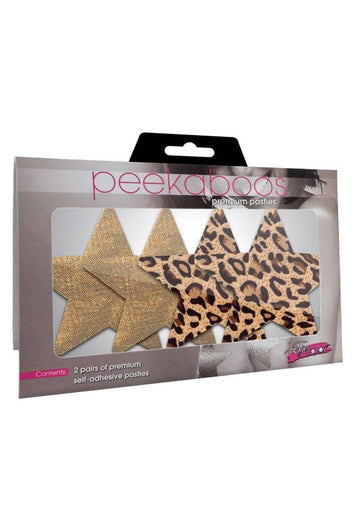 X-Gen - Peekaboos - Jungle Fever Stars Nipple Pasties - Stag Shop