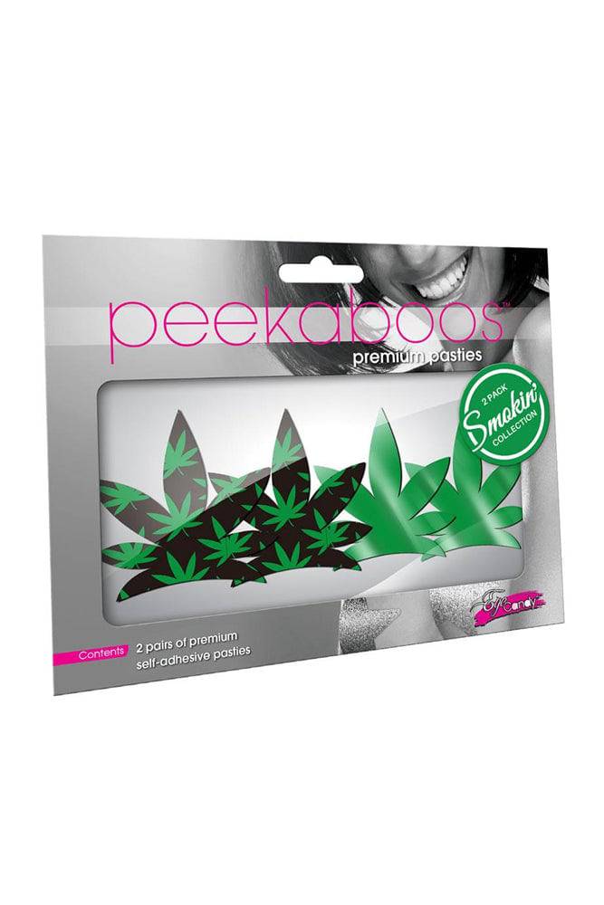 X-Gen - Peekaboos - Up In Smoke Leaf Pasties - Stag Shop