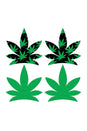 X-Gen - Peekaboos - Up In Smoke Leaf Pasties - Stag Shop