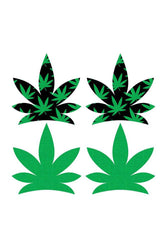 X-Gen - Peekaboos - Up In Smoke Leaf Pasties - Stag Shop