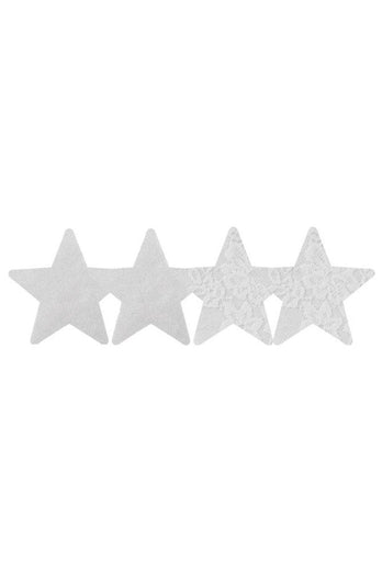 X-Gen - Peekaboos - Luminous Stars Pasties - White - Stag Shop