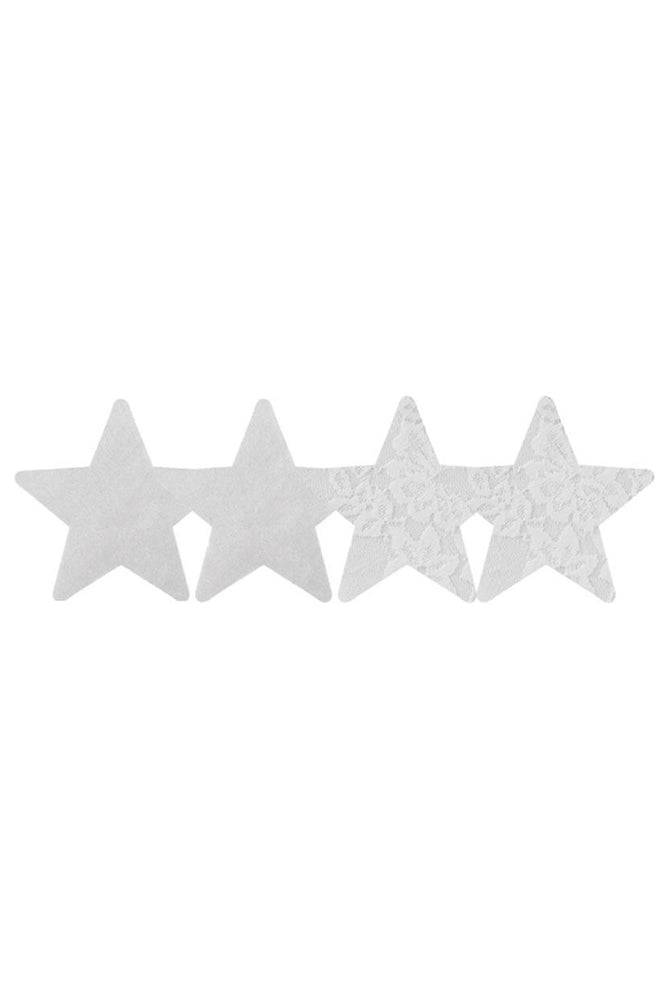 X-Gen - Peekaboos - Luminous Stars Pasties - White - Stag Shop