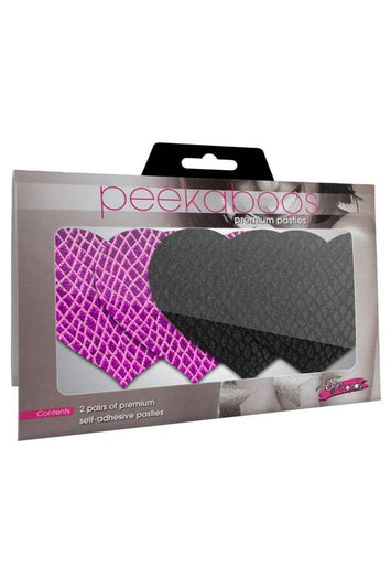 X-Gen - Peekaboos - Snake Charmer Hearts Pasties - Stag Shop