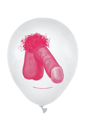 Little Genie - Candyprints - Mini Penis Latex Balloons - 8 Pack - Stag Shop
