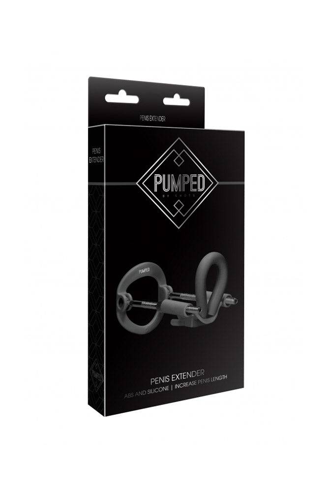 Shots Toys - Pumped - Penis Extender - Black - Stag Shop