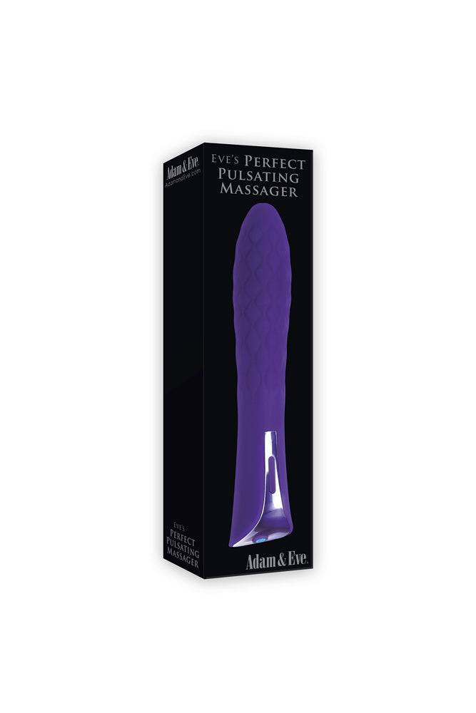 Adam & Eve - Eve's Perfect Pulsating Massager - Purple - Stag Shop