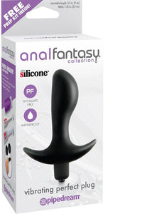 Thumbnail for Pipedream - Anal Fantasy - Vibrating Perfect Plug - Black - Stag Shop