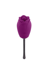 Playboy - Petal Flicking Head with Vibrating Stem Vibrator - Purple - Stag Shop