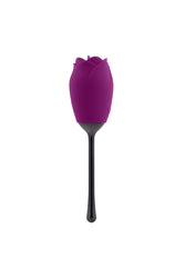 Playboy - Petal Flicking Head with Vibrating Stem Vibrator - Purple - Stag Shop