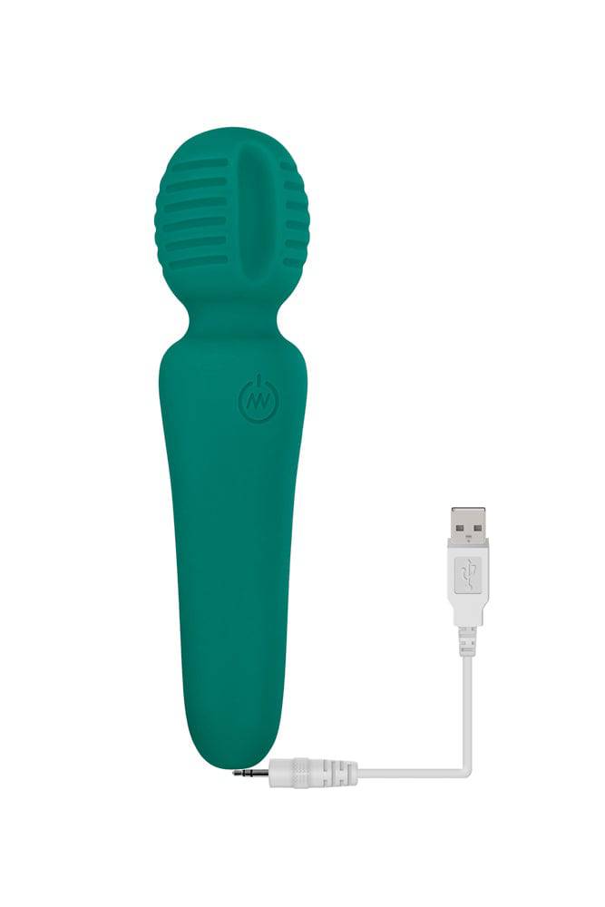 Adam & Eve - Eve's Petite Private Pleasure Wand - Teal - Stag Shop