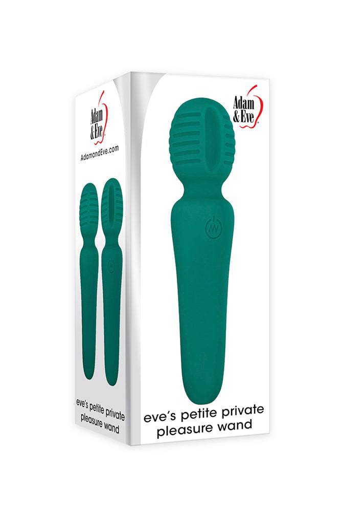 Adam & Eve - Eve's Petite Private Pleasure Wand - Teal - Stag Shop