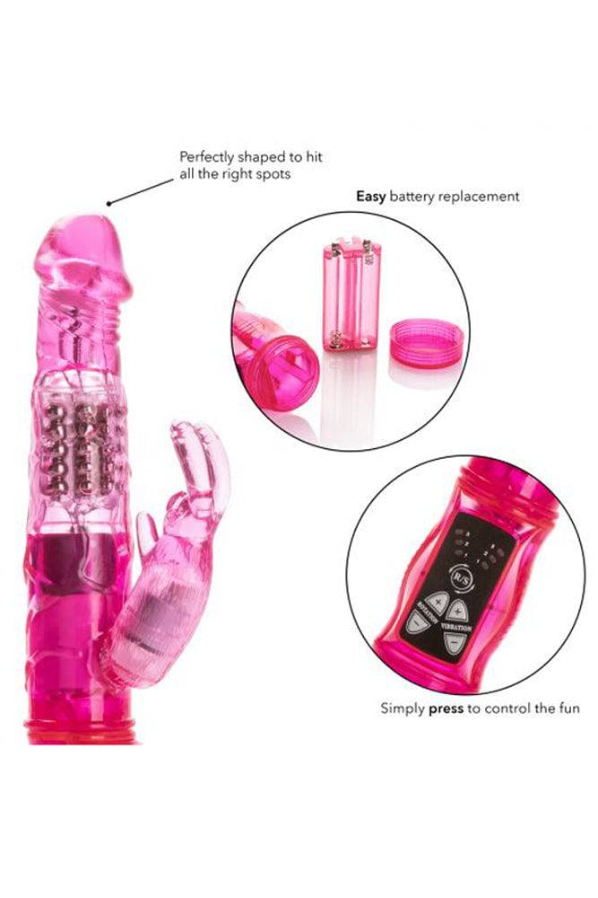 Cal Exotics - Jack Rabbit - Petite Jack Rabbit - Pink - Stag Shop