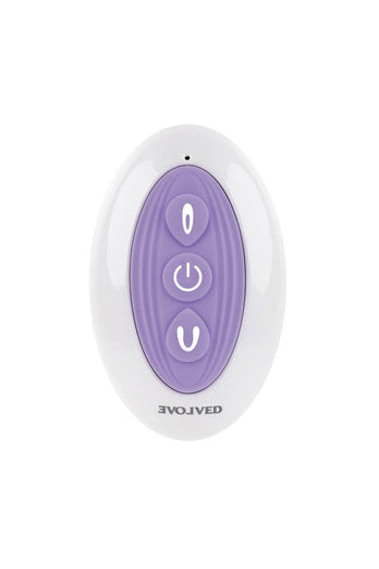 Evolved - Petite Tickler Remote Control 3-Shaft Mini Vibrator - Purple - Stag Shop