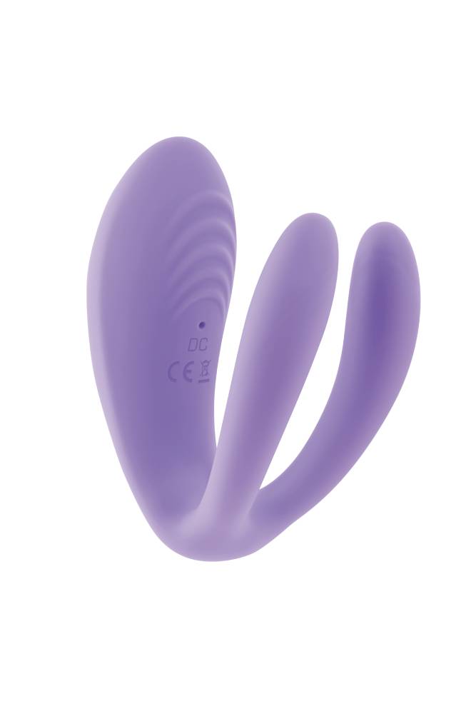 Evolved - Petite Tickler Remote Control 3-Shaft Mini Vibrator - Purple - Stag Shop