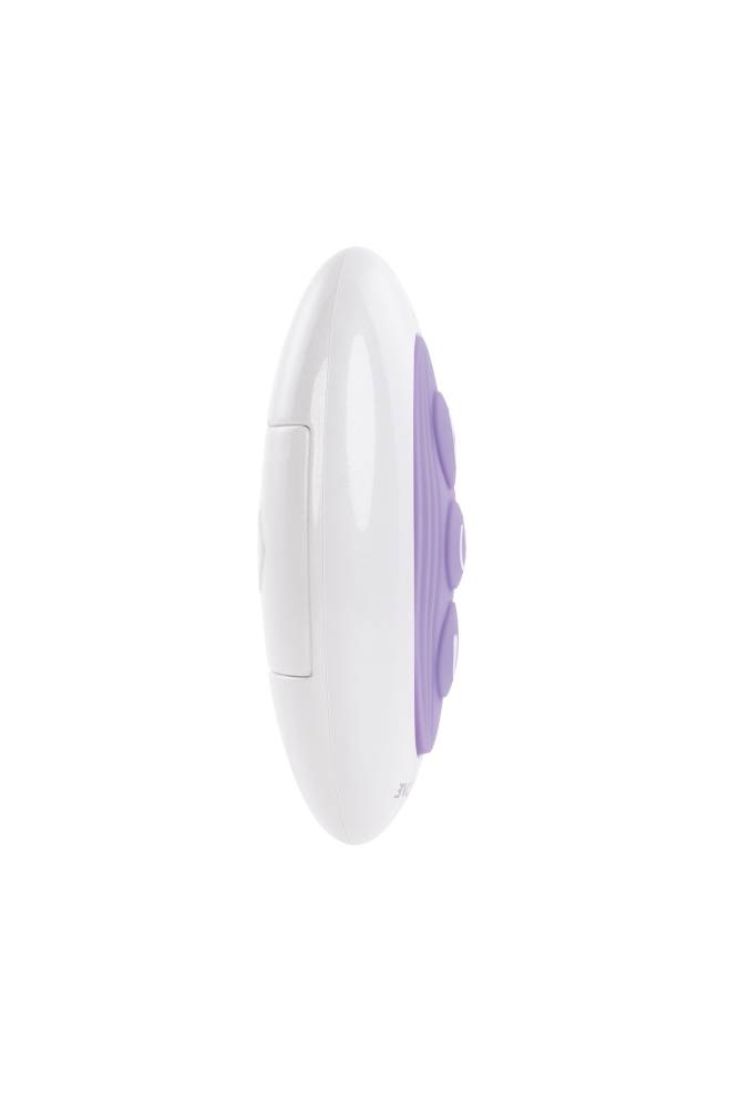 Evolved - Petite Tickler Remote Control 3-Shaft Mini Vibrator - Purple - Stag Shop