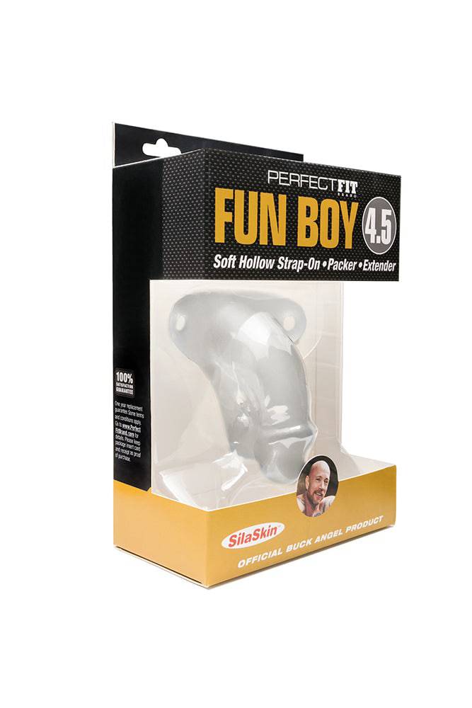 Perfect Fit - Fun Boy Packer - 4.5 Inches - Clear - Stag Shop