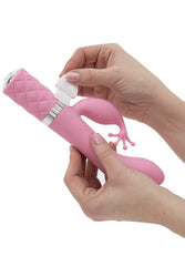 Pillow Talk - Kinky Dual Rechargeable Vibrator - Pink - Stag Shop