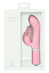Pillow Talk - Kinky Dual Rechargeable Vibrator - Pink - Stag Shop