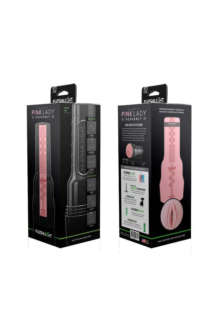 Fleshlight - Pink Lady Heavenly Texture - Male Masturbator - Stag Shop