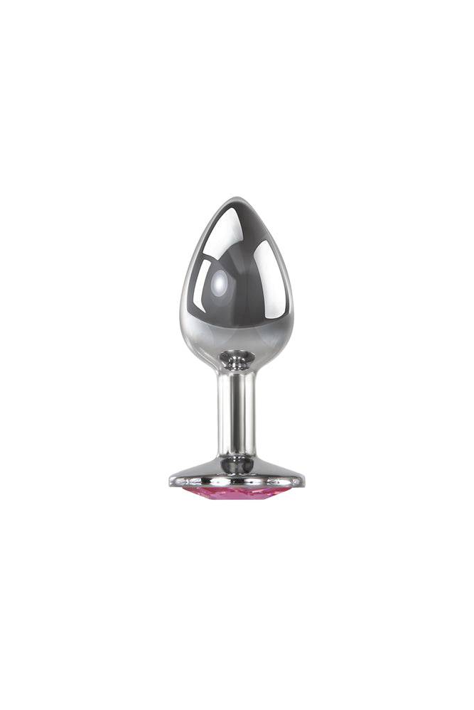 Adam & Eve - Pink Gem Butt Plug - Assorted Sizes - Stag Shop
