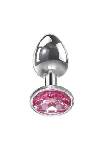 Adam & Eve - Pink Gem Butt Plug - Assorted Sizes - Stag Shop