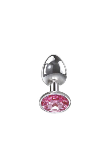 Adam & Eve - Pink Gem Butt Plug - Assorted Sizes - Stag Shop