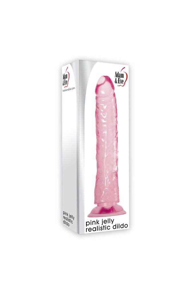 Adam & Eve - Pink Jelly Realistic Dildo - Stag Shop