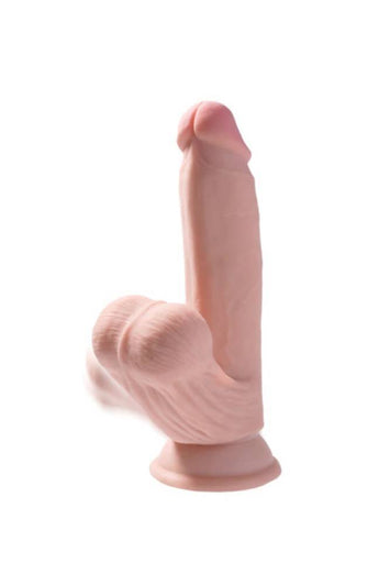 Pipedream - King Cock Plus - 7 inch Triple Density Dildo with Swinging Balls - Stag Shop