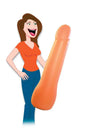 Pipedream - Bachelorette Party Favors - Captain Pecker - The 6' Inflatable Party Pecker - Stag Shop