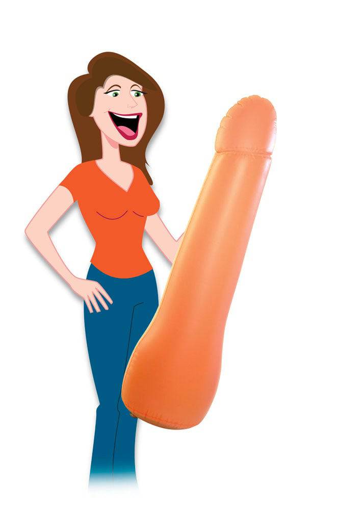 Pipedream - Bachelorette Party Favors - Captain Pecker - The 6' Inflatable Party Pecker - Stag Shop