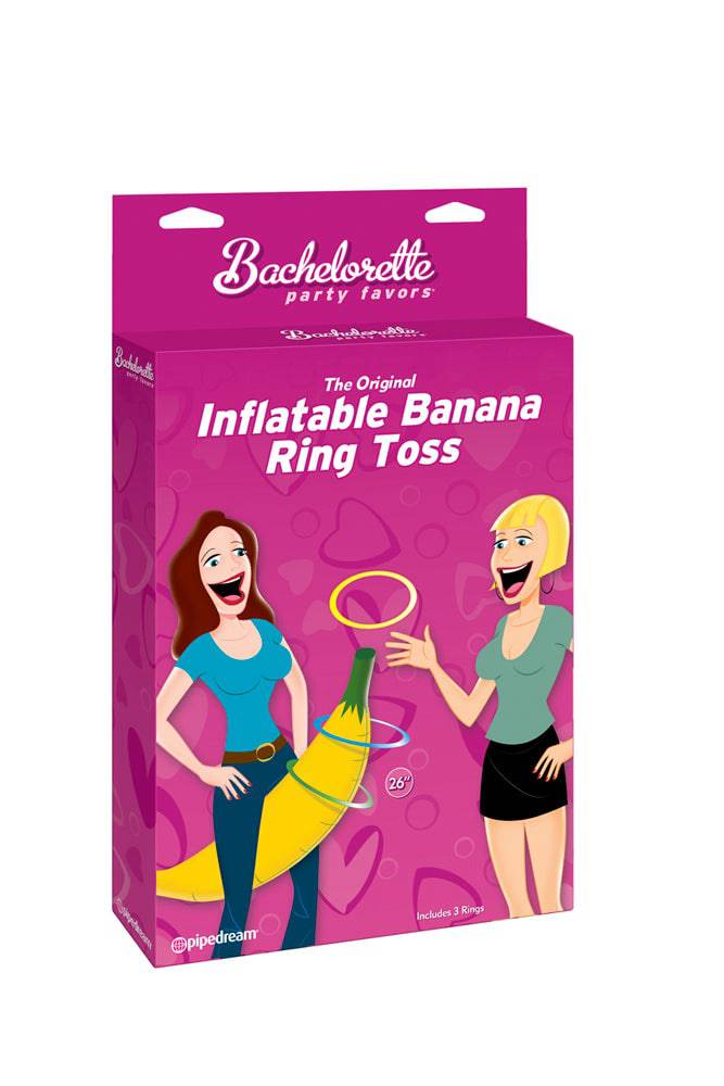 Pipedream - Bachelorette Party Favors - The Original Inflatable Banana Ring Toss Game - Stag Shop