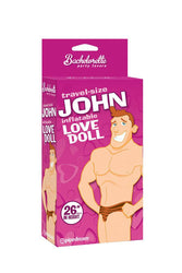 Pipedream - Bachelorette Party Favors - Travel Size John - Blow Up Doll - Stag Shop