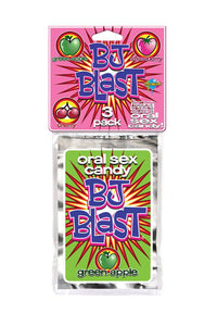 Thumbnail for Pipedream - BJ Blast - Exploding Oral Sex Candy - 3 Pack - Assorted Flavours - Stag Shop