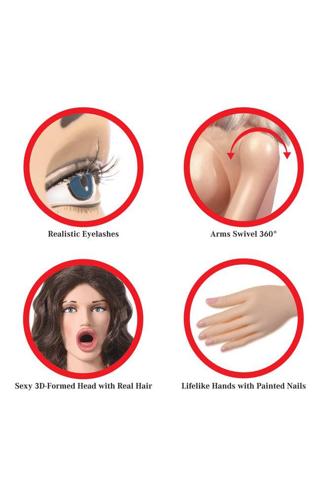 Pipedream Extreme - BJ Betty Oral Sex Love Doll - Pre Order - Stag Shop