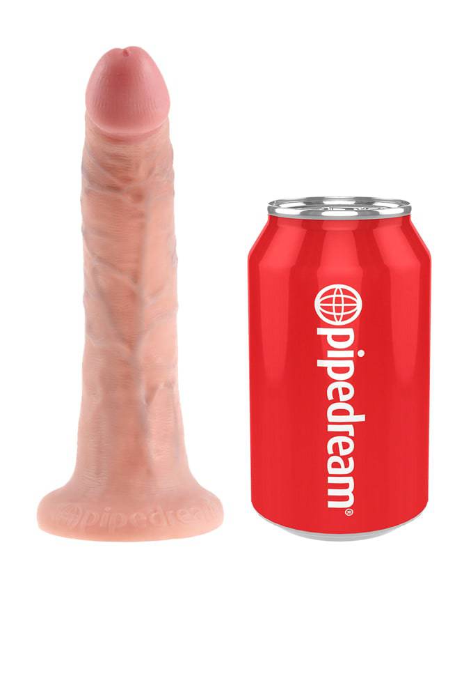 Pipedream - King Cock - Strap-On Harness with Realistic Dildo - 7 inch - Beige - Stag Shop