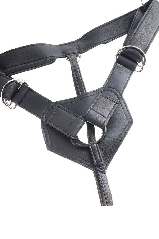 Pipedream - King Cock - Strap-On Harness with Realistic Dildo - 8 inch - Beige - Stag Shop