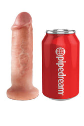 Pipedream - King Cock - Vibrating Mini Sex Ball with Realistic Dildo - 6 inch - Beige/Black - Stag Shop