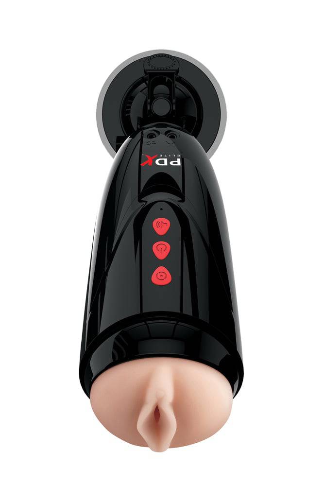 Pipedream Extreme - PDX Elite - Dirty Talk Interactive Vibrating Stroker - Stag Shop