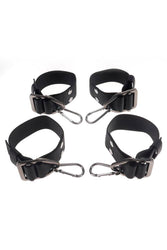 Pipedream - Command by Sir Richard's - Hogtie & Collar Bondage Restraint Set - Black - Stag Shop