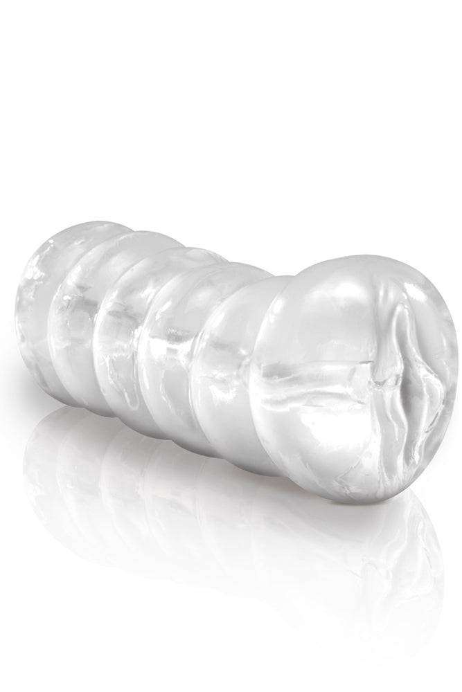 Pipedream Extreme - Clear-Leader Snatch - Pussy Masturbator - Clear - Stag Shop