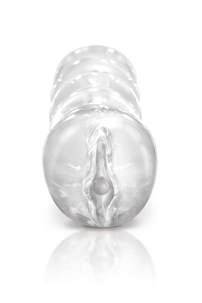 Pipedream Extreme - Clear-Leader Snatch - Pussy Masturbator - Clear - Stag Shop