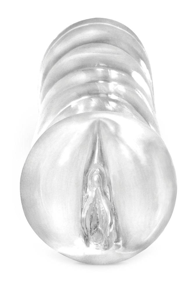 Pipedream Extreme - Mega Head Master - Pussy Masturbator - Clear - Stag Shop