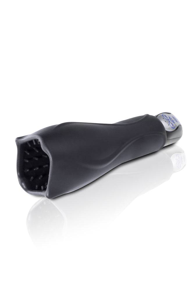 Pipedream Extreme - Vibrating Roto-Teazer Head Masturbator - Black - Stag Shop
