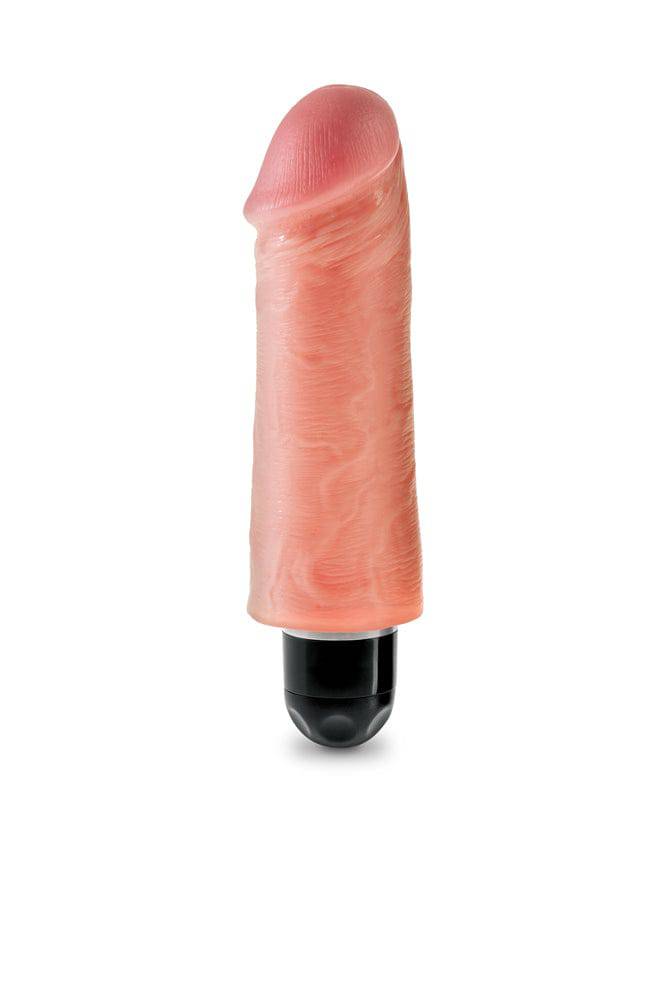 Pipedream - King Cock - Vibrating Realistic Stiffy Dildo - 5 inch - Stag Shop