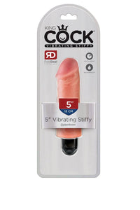 Thumbnail for Pipedream - King Cock - Vibrating Realistic Stiffy Dildo - 5 inch - Stag Shop