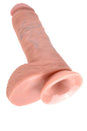 Pipedream - King Cock - Realistic Dildo with Balls - 8 inch - Beige - Stag Shop