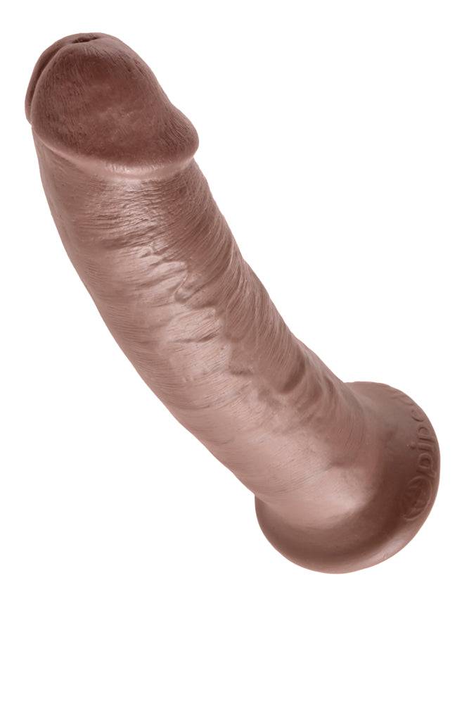 Pipedream - King Cock - Ultra Realistic Dildo - 9 inch - Brown - Stag Shop