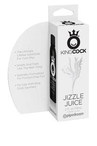 Thumbnail for Pipedream - King Cock - Jizzle Juice Cum Play Lubricant - 2oz. - Stag Shop