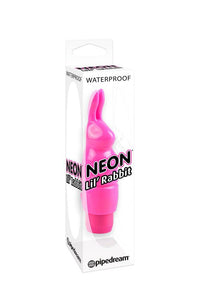 Thumbnail for Pipedream - Neon - Lil' Rabbit Clitoral Vibrator - Pink - Stag Shop