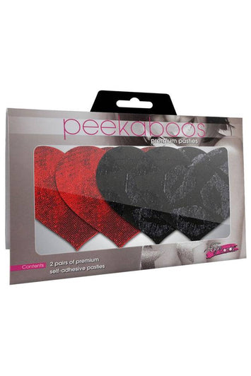 X-Gen - Peekaboos - Stolen Kisses Hearts Pasties - Stag Shop